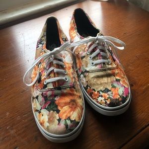 Floral Vans
